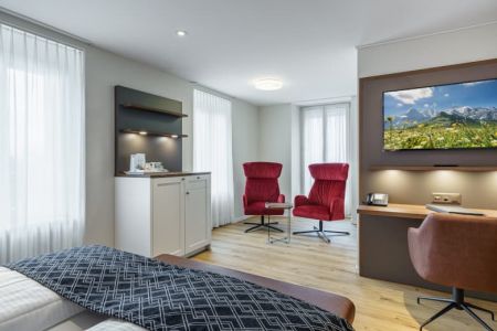 Junior suite at Hotel Du Nord in Interlaken Switzerland